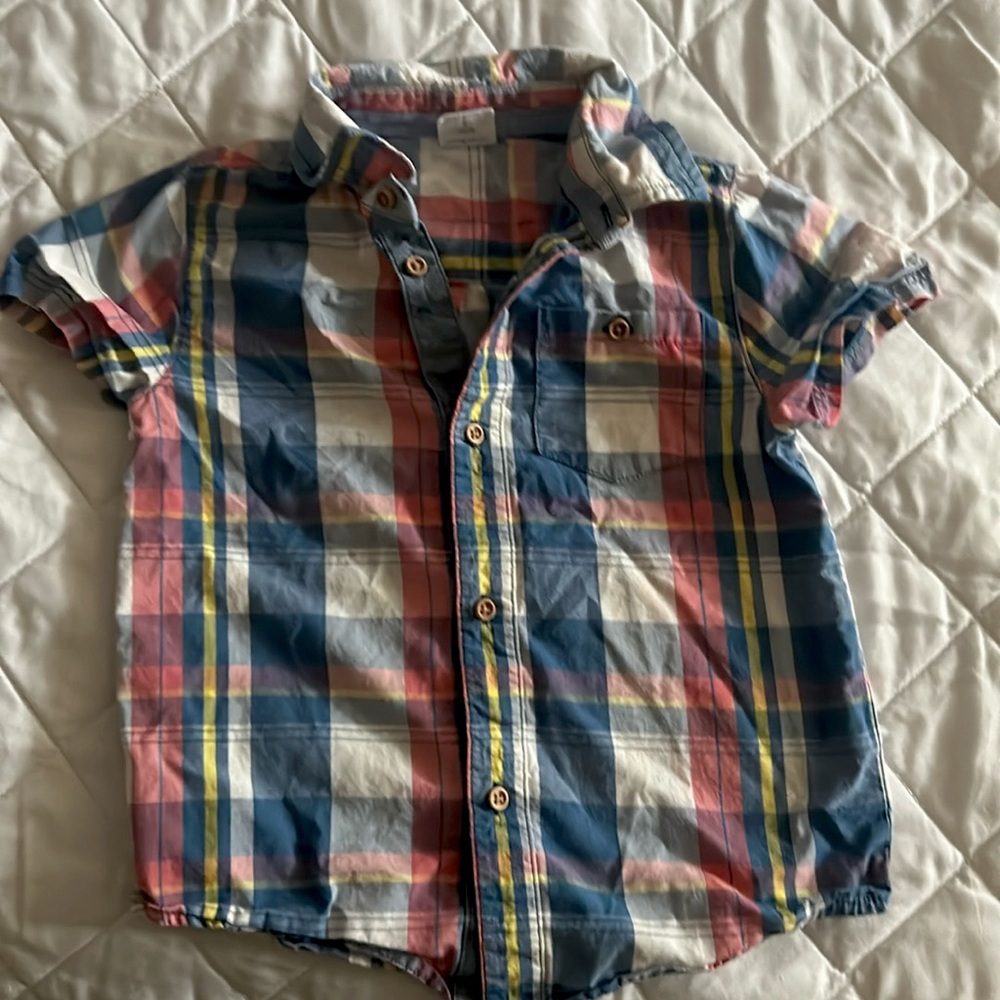 2t boys button down EGG by Susan Lazar